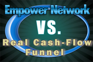 empower network vs. real cash-flow funnel
